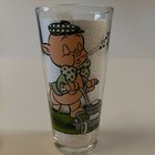 Vtg Pepsi Collector Series 1976 Glass Warner Bros Porky The Pig And Petunia