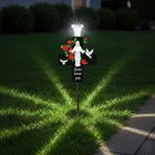 Solar Jesus Cross Memorial Stake  Led Christian Grave Marker   Cemetery Decor
