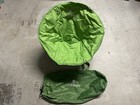Lucky Bums Kids Toddler Green Saucer Moon Chair Camping Small Foldable