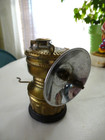 Antique Guys Dropper Brass Carbide Miners Headlamp Shanklin Springfield Il
