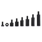 250pcs Plastic Nylon M2 Hex Column Standoff Spacer Screw Nut Male-female Set