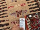3x6 Antique Rug Handmade Runner Kilim Flatweave Kurd Oriental Caucasian Fine Old