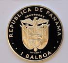 1975 Panama Un Balboa Vasco N    ez De Balboa Proof Franklin Mint Silver Lvb8 81