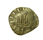 Spain Silver Medieval Coin   dinero   Alfonso X  1252-1284   46