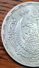 Egypt 5 Pounds 1990    1990 Fifa World Cup  Italy  Silver Coin Unc Jrt9
