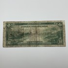 1914  10 Federal Reserve Note Large Size Blue Seal