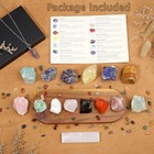 Crystals And Healing Stones Set 14 Raw Crystal Collection Meditation Gift