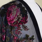 Velvet Burnout Floral Kimono Whimsigoth Dark Fairy Romantic Feminine Regency Os