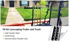 Landscape Hand Tool Rack For Truck Trailer  Vertical Hand Rack For Landscaping