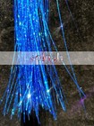 New 20  Sparkling Fairy Hair Tinsel 300 Strands Three Colors For Dark Short Hair