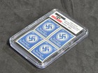 Swastika Officials Nsdap Third Reich Nazi Ww2 Wwii German Stamp Block W Case Mnh