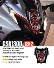 Kt Full Led Headlight Assembly For Suzuki Hayabusa Gsx1300r 08-20 Change Color