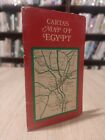 Cartas Map Of Egypt                              Cairo Alexandria Palestine Israel