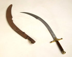 Belly Dance Dancer Baladay Scimitar Shamshir Curved Sword   Sheath Balanced