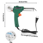 60w Electric Auto Soldering Iron Gun Kit Hand-held Tweezers Wire Welding Tool Us