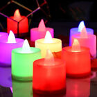 6 12 24x Led Flameless Colorful Wedding Christmas Decor Party Tea Light Candles