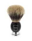 Parker Pure Badger Shaving Brush  Black And Chrome