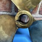 Vintage Brass Boat Propeller Prop Nautical Marine 11 X 10 5 R  Decor