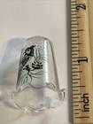 Bird Glass Thimble Vintage Souvenir Collectible