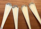 4 Durgin Fairfax Round Bouillon Soup Spoons Sterling No Mono    20s Gorham 5 25   
