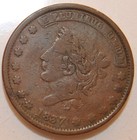 1837 Hard Times Token - Centre Market - New York Ny - Low 110 -ht 239  Lot 141
