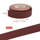 240 Grit Emery Cloth Sandpaper Roll  1  X 19 Feet 1 Inch X 19 Feet  Brown 