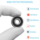 100 Pack 608-2rs Skateboard Bearing  Rolling Bearings  8x22x7mm 608rs Bearing