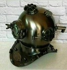 Vintage Antique Divers Diving Helmet us Navy Mark V Sea Scuba Morse Boston 18 In