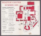 Seattle Center Information Center Brochure - Summer 1965 Schedule