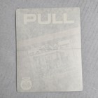 Vintage Levi Garrett Sign Double Sided Door Push Pull Store Advertising Decal