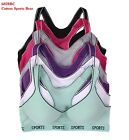 3 6 Pack Racerback Sports Bra Women s High Impact Running Yoga Workout Bras 6826