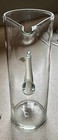 Mcm Clear Glass Martini cocktail Pitcher W Glass Stir Stick  W Virginia Glass