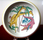 Langenthal Swiss Porcelain Childrens Bowls With Colorful Animals