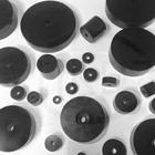 Black Round Rubber Pads Anti Vibration Isolation Spacer Buffer Block Od 9mm-90mm