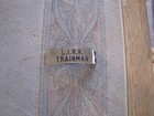 Vintage Trainman Silvery  Long Island Ny Railroad Hat Badge
