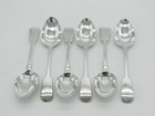 George Iii Paul Storr Set Of Sterling Silver Dessert Spoons Antique 1795 London