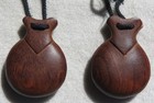 Pair Of Vintage 1930 s Hand Crafted Hardwood Castanets  ex 