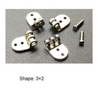Eyeglass Hinge Replacement 5 0mm 3 2 For Plastic wood sunglass Frames Silver