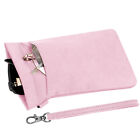 Double Eyeglasses Pouch With Strap Portable Squeeze Soft Glasses Sunglass Case
