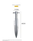 Winged Bear Hog Boar Hunting Head Steel Survival Spear Tips Tool Hunter Knife
