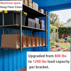 4 Pack Heavy-duty Shipping Container Shelves With 57  h  X 20  w   Diy Adjustabl