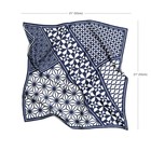 Men s 100  Silk Twill Pocket Square For Suit Handkerchief Japanese Geometric