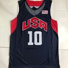 Usa Dream Team 10  10 Bryant Basketball Jerseys Navy White Stitched Throwback  