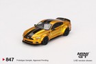 Mini Gt 1 64 Lb-works Ford Mustang     Lb Gold  847