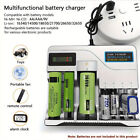 Lcd 7-slot Smart Battery Charger For Aaa Aa Ni-mh Ni-cd Rechargeable Batteries