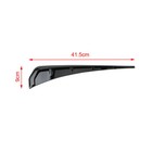 2pcs Sport Gloss Black Front Soft Side Fender Airfoil Trim Accessories Universal