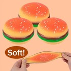 Squishy Hamburger Stress Ball Autism Sensory Toy Anxiety Stress Relief Fidget 