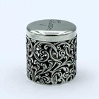 Antique Unger Bros Sterling Chatelaine Thimble Holder case Monogrammed   1104