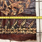 Vintage Tapa Cloth Barkcloth Tonga Samoa Polynesian Tiki Folk Art 59   x 61   