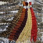 Human Hair Bulk For Braiding Deep Wave Brazilian Remy Bulk Hair Extensions